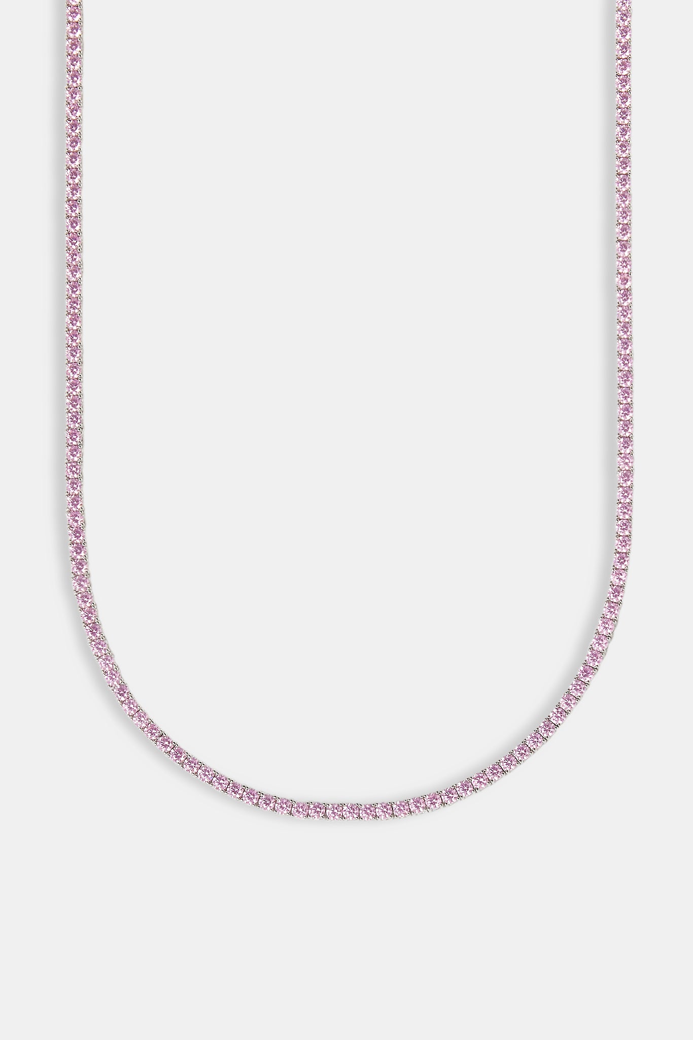 Pink Tennis Chain - 3mm